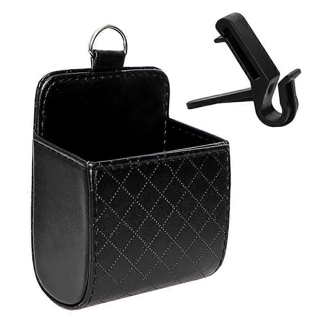 Car Air Vent Storage Bag Organizer Sunglass Holder Car Mount Phone Holder Coin Key Card Case Organizer with Hook