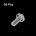 thumbnail image 3 of Unique Bargains M6x16mm Plastic Phillips Bolts PC Pan Head Machine Screws Transparent 50 Pack, 3 of 5