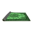 thumbnail image 2 of Ahgly Company Indoor Round Oriental Emerald Green Industrial Area Rugs, 6' Round, 2 of 4