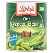 (6 Pack) Libbys Cut Green Beans, 101 Oz