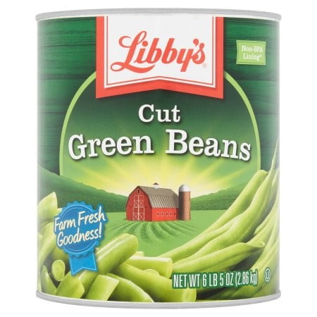 (6 Pack) Libby's Cut Green Beans, 101 Oz