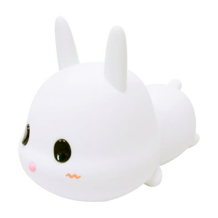 

1pc Bunny Shape Night Light Rechargeable Bedside Lamp Desktop Light for Home