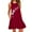 Red, variant on Babysbule Woman Summer Dresses Women's Plus Size Sleeveless Floral Casual Midi Dress Beach Loose Sundress