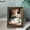 Girl Holding a Cat, variant on Cat Scratching Pad with Art Frame, Decorative Cat Scratcher with Painting Background, Eco-friendly Cardboard Bed, Oil Painting Frame Cardboard Cat House, Bed Couch Cave Condo Creative Home Decoration