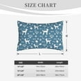 thumbnail image 4 of Uemuo Poodle Dog Print Throw Pillow Case – Cozy & Soft Cushion Cover, Hypoallergenic Pillow Case for Sleeping, Perfect for Women with Envelope Closure-16"x24", 4 of 6