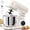 Almond Cream, variant on Honinst 6 QT Stand Mixer, Lightweight 10 P Speeds with Tilt-Head Electric Mixer, Kitchen Mixer with Dough Hook, Whisk, Beater, Bowl for Baking, Cake and Most Home Cooks