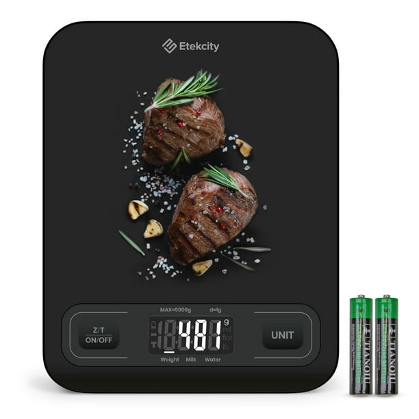 Báscula de cocina digital Etekcity con pesaje mecánico negro