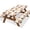 White Yellow, variant on Fall Maple Leaves Picnic Table Cover with Bench Covers,Autumn Theme Decor Tablecloths,for 6 Ft Rectangle Tables and Seats,with Drawstring Bag(30x72 Inches)