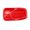 Red, variant on Winter Snow Sled, Tow Rope Sliding Board, Pull Back Between Turns During Family Snow Play with Children and Adults, Raised Side Sitting Surface and Grip Cutouts on a Rectangular Sled
