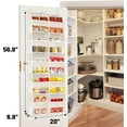 thumbnail image 4 of Over the Door Organizer s Extra Large Behind Door Storage of Compartments lbs Weight Capacity Over Door Organizer Door Hanging Organizer for Closet Diaper Organizer Room, 4 of 7