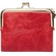 thumbnail image 5 of Cartera corta de cuero para mujer, monedero con clip, billetera plegable retro multifuncional, tarjetero para mujer, 5 of 5