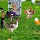 thumbnail image 5 of 2PCS Halloween Metal Yard Decoration Skeleton Riding Rooster Metal Yard Sign Imitation Halloween Ornament, 5 of 5