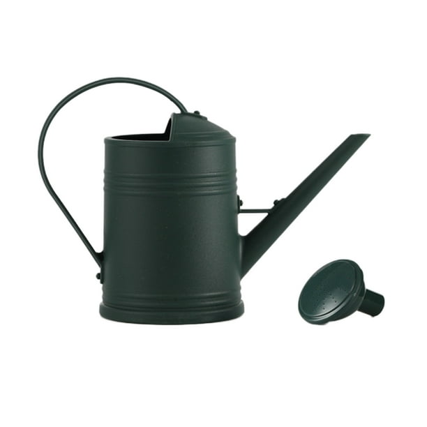 Regadera de plástico de 2 litros con boquilla larga para interiores, regadera con boquilla estrecha para jardín doméstico, macetas, bonsáis, pequeña herramienta de riego colgante precisa.