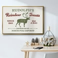 thumbnail image 5 of Christmas Farm Sign IV - Framed Gallery Wrapped Holiday Canvas - 17 x 25 - Gold Frame, 5 of 8