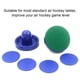 thumbnail image 5 of Kit De Juego De Hockey De Aire De 8 Piezas Con Empujadores De 2 * 96 Mm Discos De 4 * 64 Mm 2 Almohadillas Reemplazos De Accesorios De Hockey De Mesa Para Fiestas De Arcade En Casa Azul / Rojo Noticed FN003503-01, 5 of 6