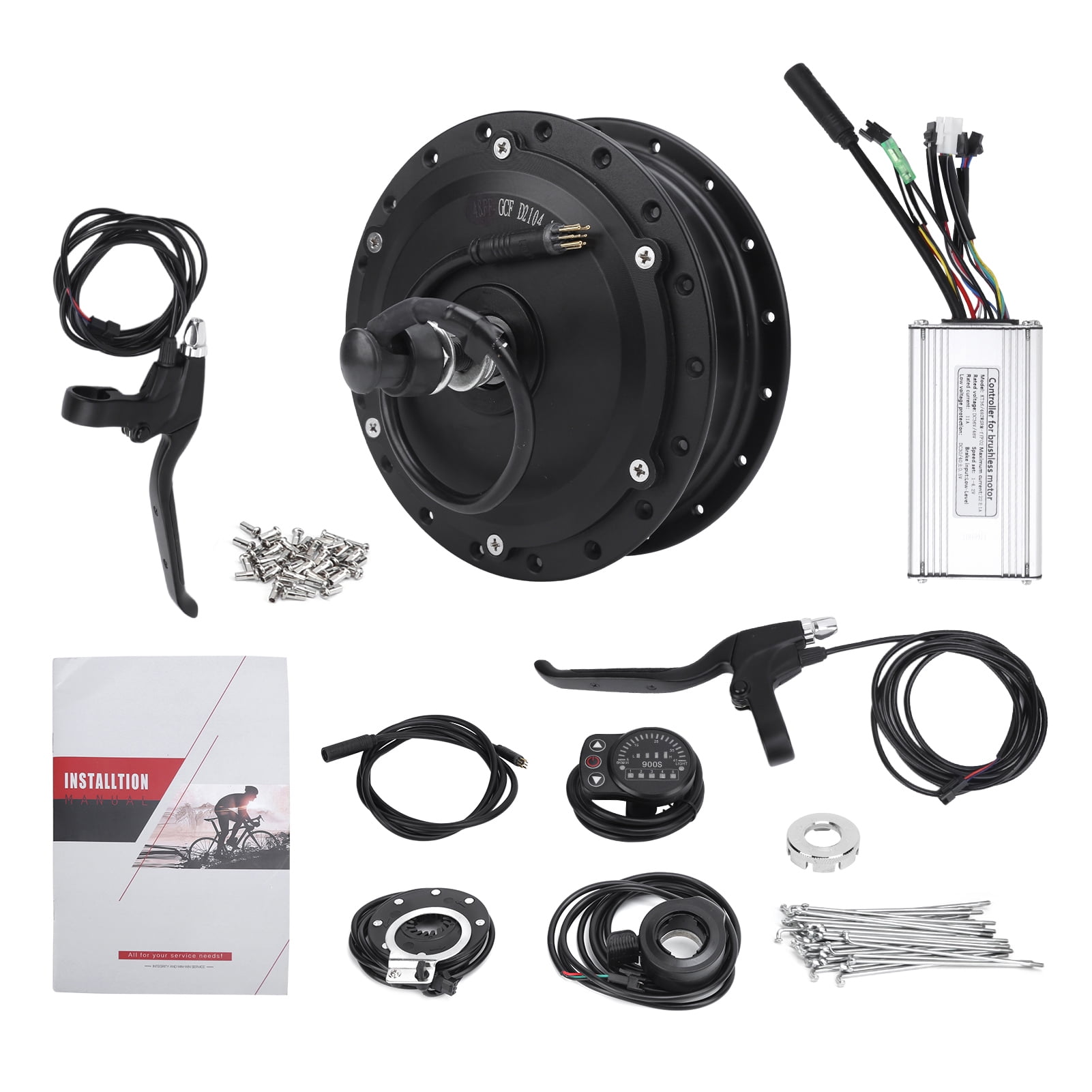 Buy Ymiko Front Wheel Hub Motor Kit, 36V 500W Electric Conversion Kit