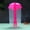 pink, variant on 1PC White/Green Portable Bottle Salad Shaker Fresh Fruit and Vegetable Salad Glass With Fork Salad Bowl Holder for Lunch Bento