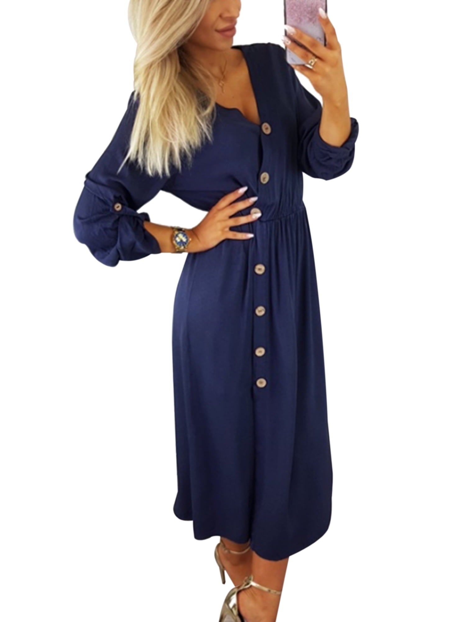O-Neck Belted Party Lace Dress Plus Size Half Sleeve Long Maxi Dress,Navy Blue,8XL
