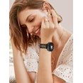 thumbnail image 3 of Wearlizer Metal Band Compatible with Samsung Galaxy Watch 9/8 40mm 44mm & Watch 8 Classic 46mm, Dressy Stainless Steel Chain Bracelet Band for Women, No Gap Adjustable Strap, 3 of 7