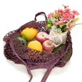 thumbnail image 3 of 13x15x6 Inch Reusable Mesh Net String Shopping Bag, Heavy Duty Fruit Produce Storage Handbag Organizer Tote for Grocery Supermarket Trip, 3 of 5