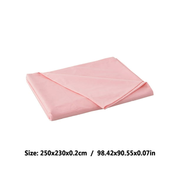 Sábana para dormitorio, sábana para el hogar, color liso, fácil de cepillar, sábanas de algodón