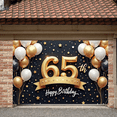 thumbnail image 5 of Golden Glitter Happy 65th Birthday Banner Shiny Stars 65th Birthday Display Balloon Decor Ribbon Accent Birthday Party Backdrop for 65th Birthday Party Milestone Celebration Indoor Decoration, 5 of 9