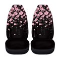 thumbnail image 6 of Uourmeti Cherry Blossoms Car Seat Covers Full Set Automotive Vehicle Cushion, Comfortable Driving Compatible with Sedans Truck, 6 of 8