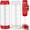 Red, variant on 2 count Squeeze Bottles Refillable 20 oz, Condiment Squeeze Bottles for Sauces, Multipurpose Bottle for Sauces Ketchup Sour Cream Self Sealing Syrup Dispenser for Restaurants