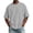 A21-Gray, variant on Mens Short Sleeve Waffle Knit T Shirts Casual Round Neck Loose Fit Tops Breathable Summer Solid Color Tees