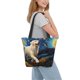thumbnail image 2 of Balery Vintage Starry Sky Labrador A Bolsa de Hombro con Diseño, Bolsa Grande y Duradera, Bolsa Versátil para Compras, 2 of 6
