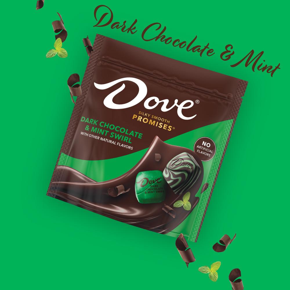 Dove Promises Dark Chocolate & Mint Swirl Candy Pack of 2