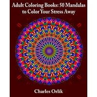 Product Image Adult Coloring Books 50 Mandalas To Color Your Stress Away Paperback