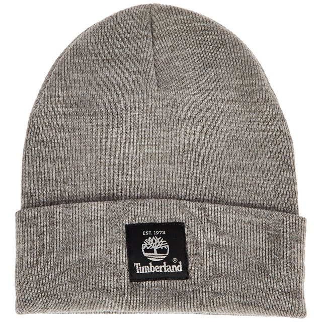 Gorra corta para reloj Hat Timberland, color gris jaspeado claro