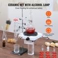 thumbnail image 5 of VEVOR Essential Oil Distillation Kit, 500ml Distillation Apparatus, 3.3 Boro Lab Glassware Distillation Kit with 1000W Heating Plate and 24, 40 Joint, 33 pcs Set, 5 of 9