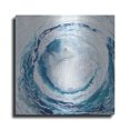thumbnail image 1 of Luxe Metal Art 'Ocean Eye II' by Renee W Stramel, Metal Wall Art, 12"x12", 1 of 7