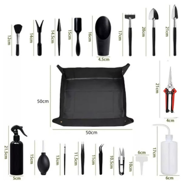 Succulent Plant Tools Suit, Mini Planting Gardening Kit, Mini Garden Hand Transplant Tools-week