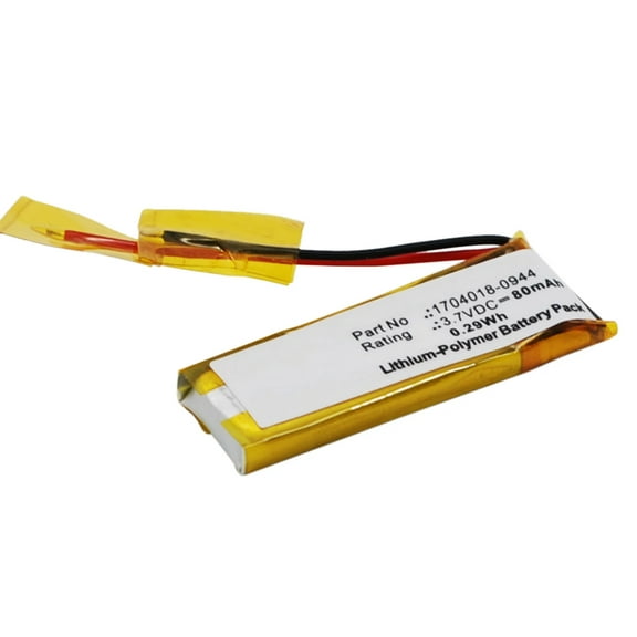 Batteries N Accessories BNA-WB-P1438 Wireless Headset Battery - Li-Pol, 3.7V, 80 mAh, Ultra High Capacity Battery - Replacement for Plantronics 1704018-0944 Battery