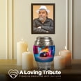 thumbnail image 4 of Yatskia Colorful Lightning Car with Tree Mini Memorial Burial Urns for Human Ashes Adult Mother and Father, Decorative Large Funeral Urn for Ashes Adult Male, (Monar 10 Inch and 3 Inch), 4 of 8