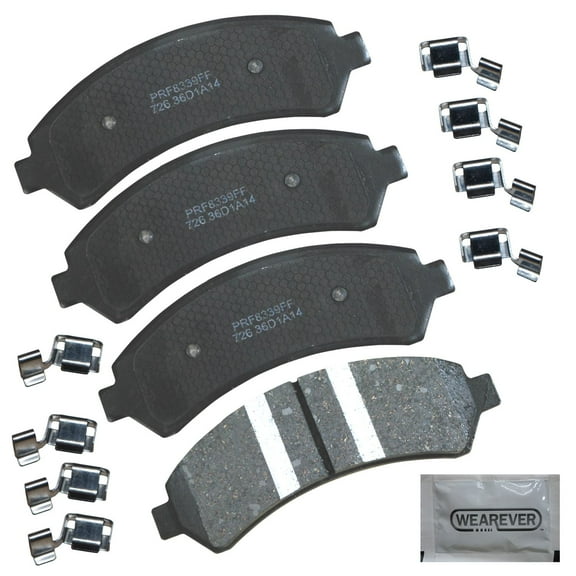 Carquest Professional Platinum Ceramic Brake Pads - Front (4-Pad Set)