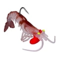 thumbnail image 1 of Cebo de camarón de pesca luminoso 7,3 cm 6g señuelos de trucha de gancho único suave (estilo C), 1 of 3