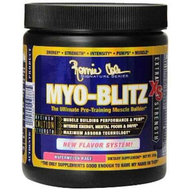 Ronnie Coleman Signature Series Myo Blitz Xs Watermelon Rage 240 G Walmart Com
