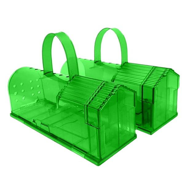 2x s para ratones Live Catcher Mice para del almacén - Verde