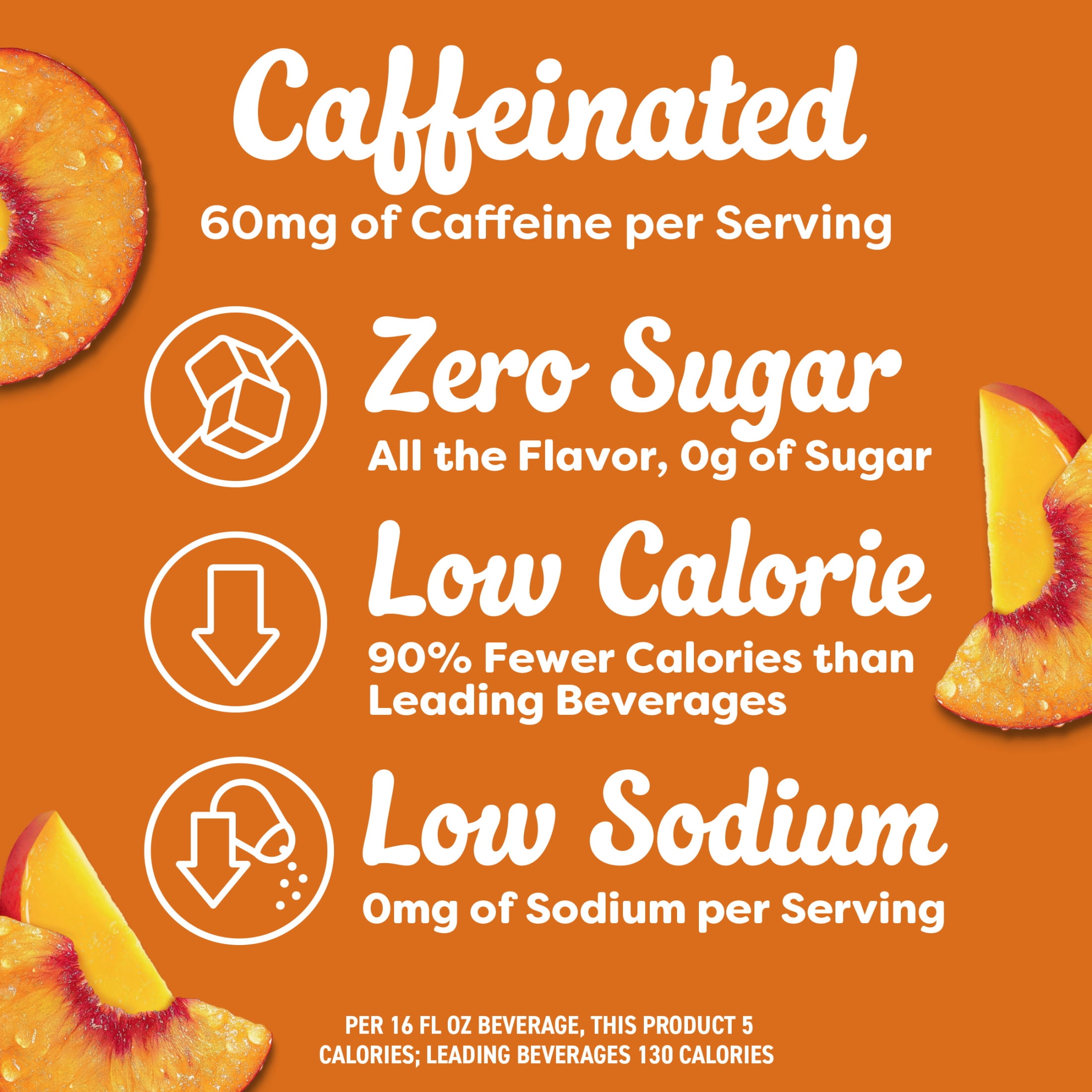 (4 pack) Crystal Light Drink Mix with Caffeine, 10 Packets, for Convenient On-the-Go Flavorful Hydration, Peach Mango Natural Flavor With Other Natural Flavor, Zero Sugar, 0.7 oz