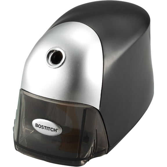 Bostitch, BOSEPS8HDBLK, QuietSharp Exec Electric Pencil Sharpener, 1 Each, Black,Silver