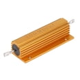 thumbnail image 2 of 3X Gold Aluminum Clad Power Resistor Resistance 100W, 8 Ohm 8R, 2 of 8