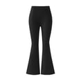 thumbnail image 7 of Cutuoiiu Women's Fashion Solid Color High Waist Flared Pants Casual Loose Yoga Flare Trousers Gifts, 7 of 7