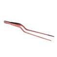thumbnail image 4 of O'Creme 8 Inch Rose Gold Stainless Steel Precision Kitchen Culinary Offset Tweezer Tongs, 4 of 6