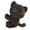 B017- Style Q, variant on 4.3 in Fluffy Pig, Stuffed Plush,, All Ages Nursery decor, Jungle All Ages Shower decorations, Soft Cuddling toy, Light Pink, 1 Pc, Shelf Display