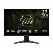 MSI MAG 275QF E20 27" Class WQHD Gaming LCD Monitor, 16:9