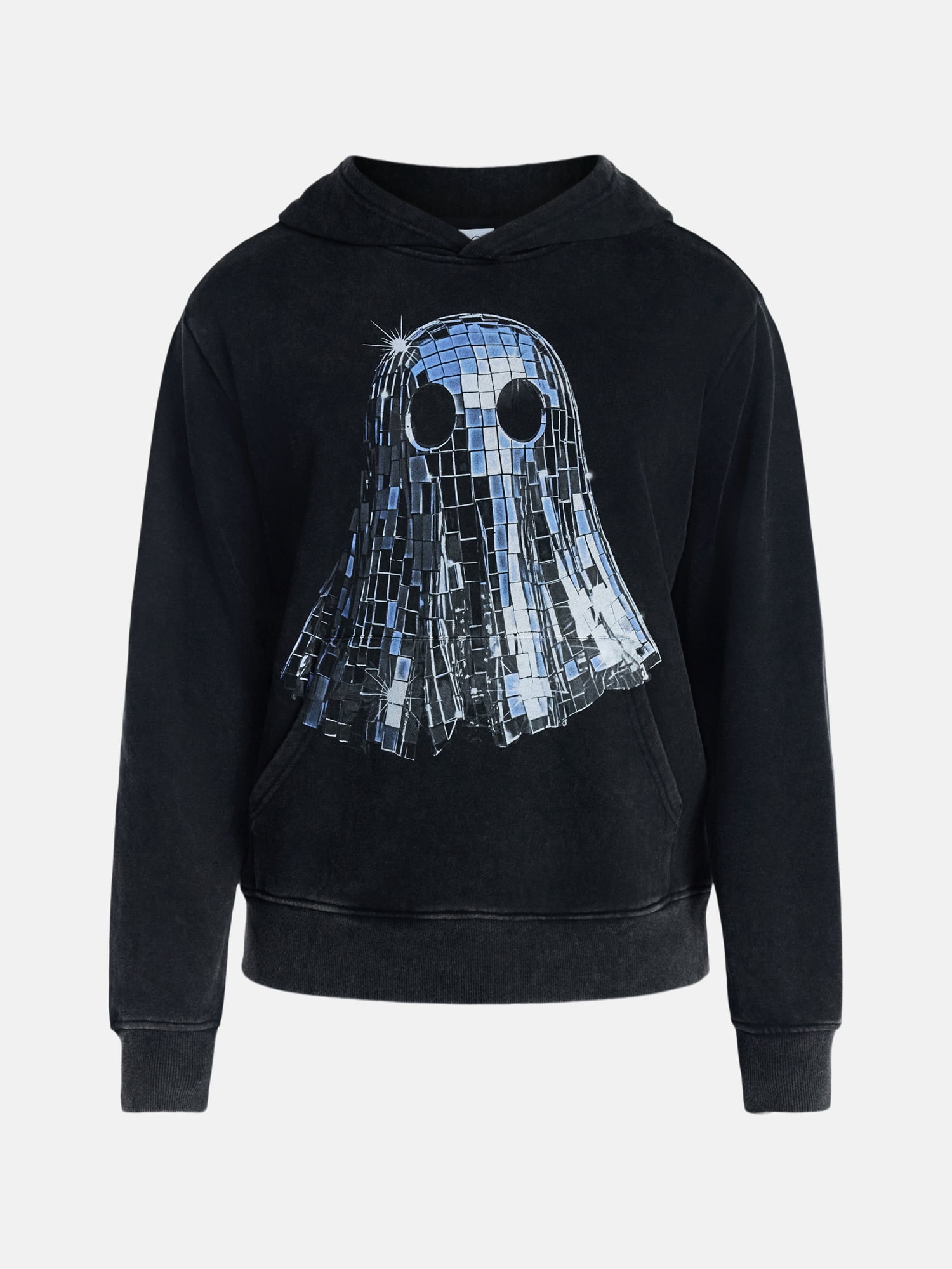 Halloween Oversized Fit Disco Ghost Graphic Fleece Hoodie Sweatshirt, Men's Sizes XS-4XLT